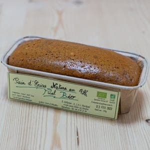 Pain d'épices en barquette Nature (330g)