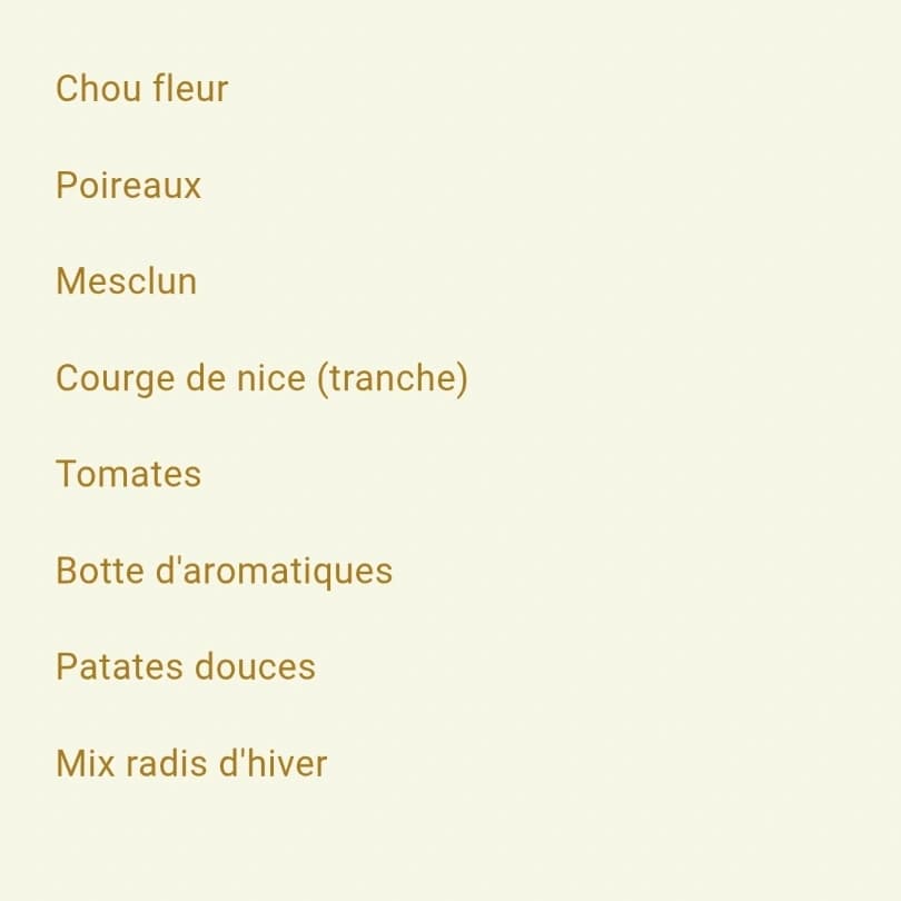 Grand panier chou fleur 