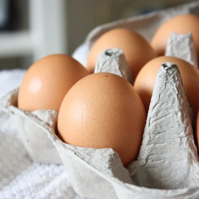 Oeufs bleu blanc cœur