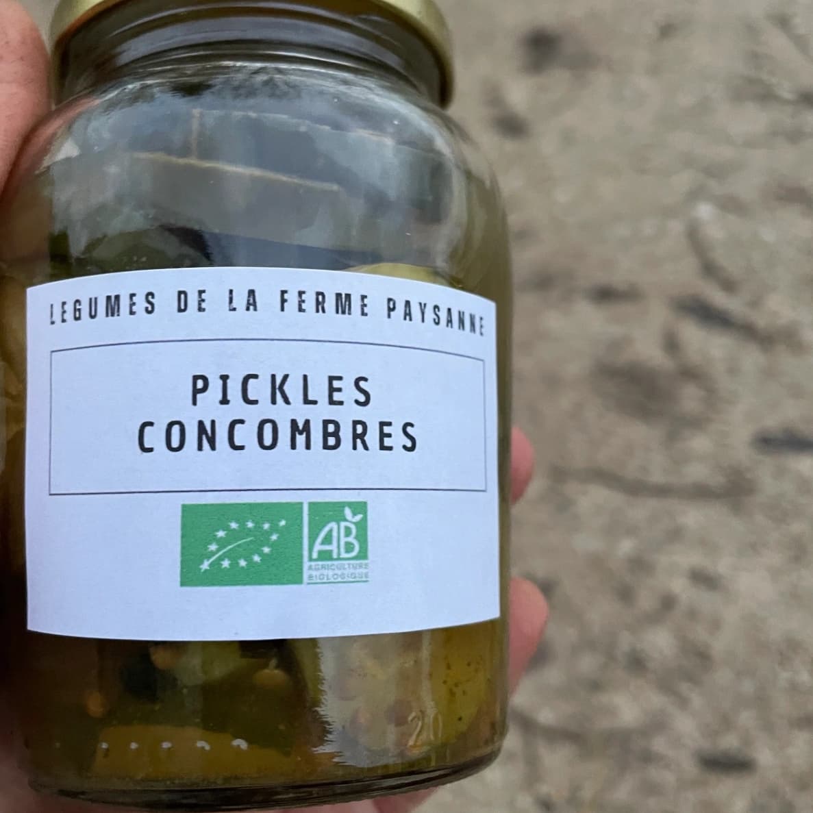 pickles de concombres