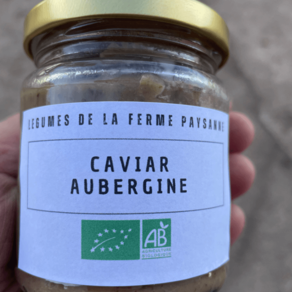 Tartinades - caviar d'aubergines 
