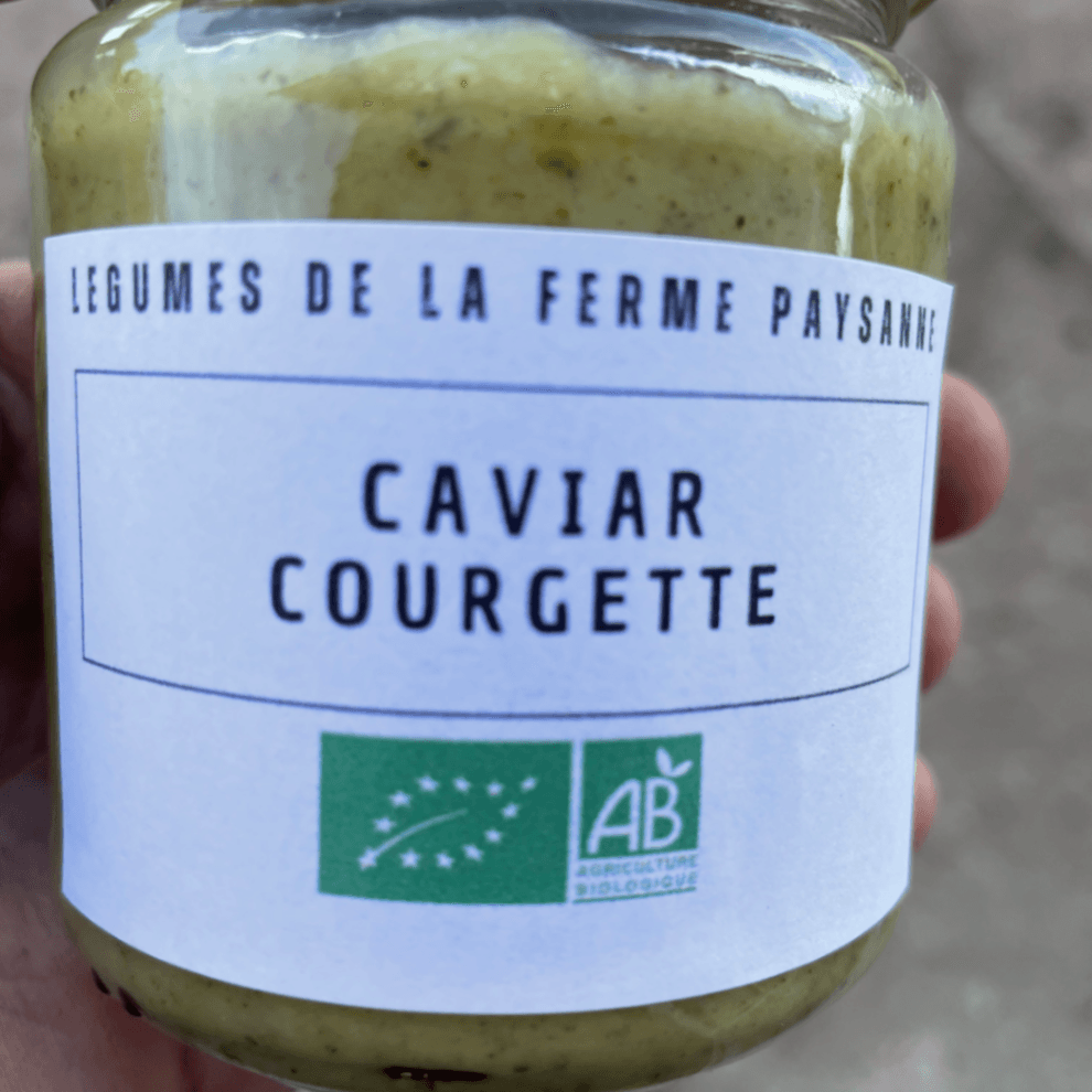 Tartinades - caviar de courgettes 