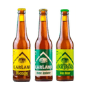Assortiment bouteilles 33cl - 4 blondes, 4 ambrées, 4 Kan