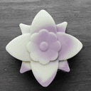 savon à la rose fleur format 4