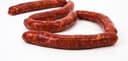 merguez, sachet d'environ 300g, 13,50€/kg.