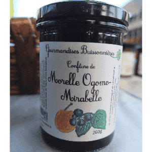 confiture de morelle ogomo et mirabelle