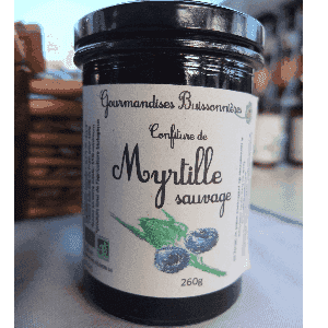 confiture de myrtille sauvage