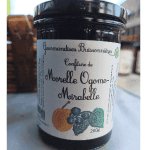 confiture de morelle ogomo et mirabelle