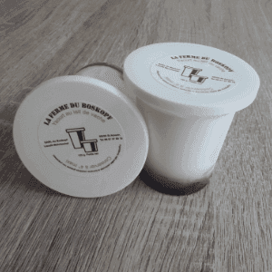 Yaourt à la confiture maison de Myrtilles