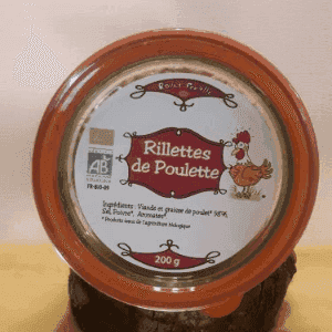 Rillette 100% poulette