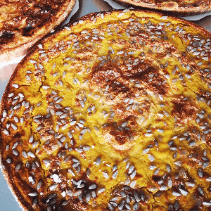 Tarte au curry de légumes