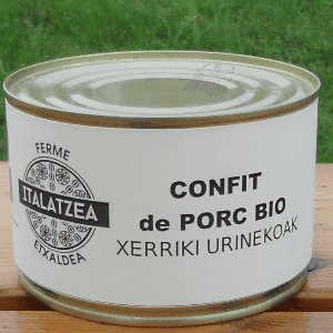 Confit de longe de porc bio  / Xerriki urinekoa