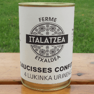 Saucisses confites bio  / Lukinka