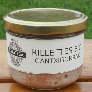 Rillettes bio  / Gantxigorra