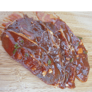 Grillades de boeuf marinée