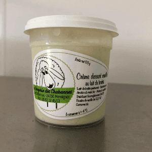Crème dessert brebis vanille