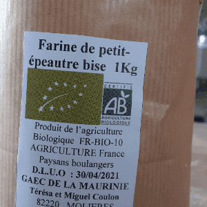 farine de petit épeautre bise 5 kilo