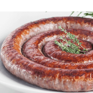 Saucisses de porc NOIR BIO