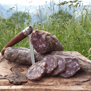 Saucisson de porc noir Ferme du CASTEROU