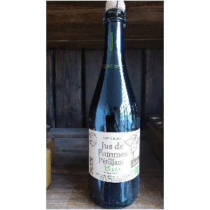 6 jus pétillant de pommes BIO et DEMETER 75cl