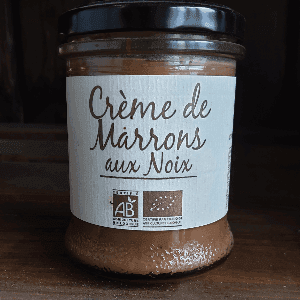 crème de marrons aux noix BIO et DEMETER  200gr