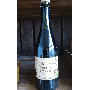 jus pétillant de pommes BIO et DEMETER 75cl