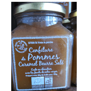 Confiture pomme caramel beurre salé 330gr bio