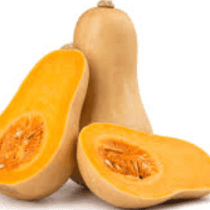 courge butternut (selon le poid il se peut que la courge soit coupée)