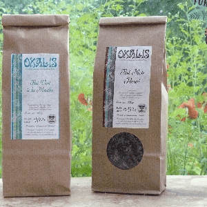 Thé noir fleuri : fleurs et feuille d'épilobe