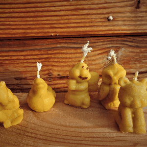 Bougie abeille, ruche, flottante fleur...