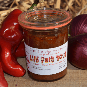 Confit d'oignon rouge au piment doux