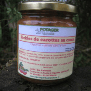 Pickles de Carottes au Cumin