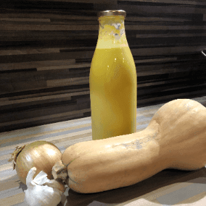 Velouté de cucurbitacées et pomme de terre