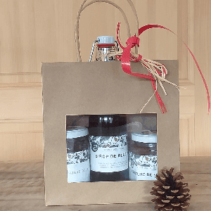 coffret sirop bluets confiture fraises bluets aigre doux