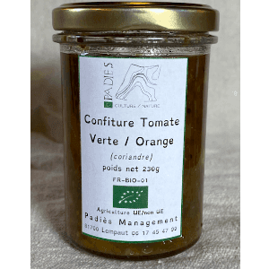 Confiture Tomate Verte / Orange (coriandre)