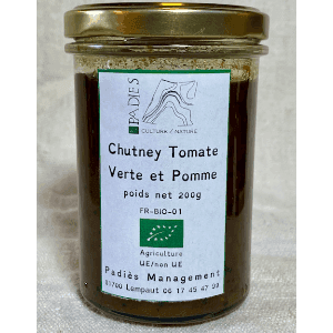 Chutney Tomate Verte Pomme