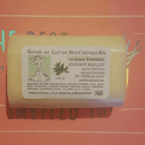 Savon au lait de chèvre Verveine