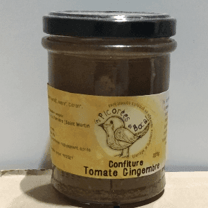 Les Picorés : Confiture Tomate-Gingembre