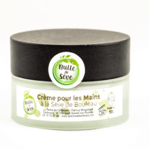 Crème pour les mains à la sève de bouleau