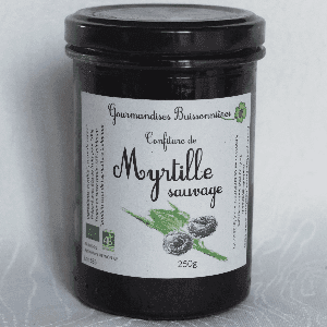 confiture de myrtille sauvage