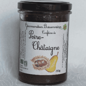 confiture poire-châtaigne