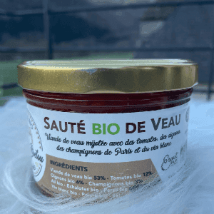 Conserve SAUTE VEAU BIO 350 GR