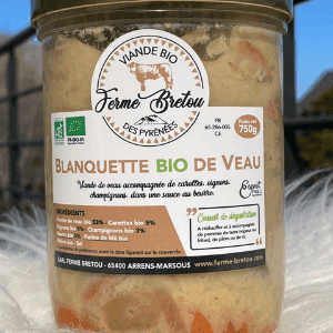 Conserve BLANQUETTE VEAU BIO 750 GR