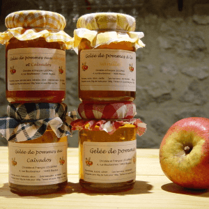 Gelées de pommes au Calvados