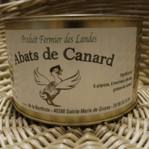 Abats de canards confits