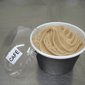 Glace au lait de chèvre Café