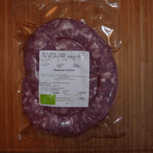 Saucisse fraiche