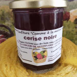 confiture cerise noire