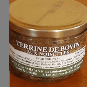 TERRINE DE BOVIN AUX NOISETTES