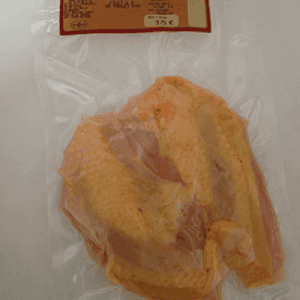 Poulet entier découpé, moyen de 1,6 à 1,9kg, prix au kg